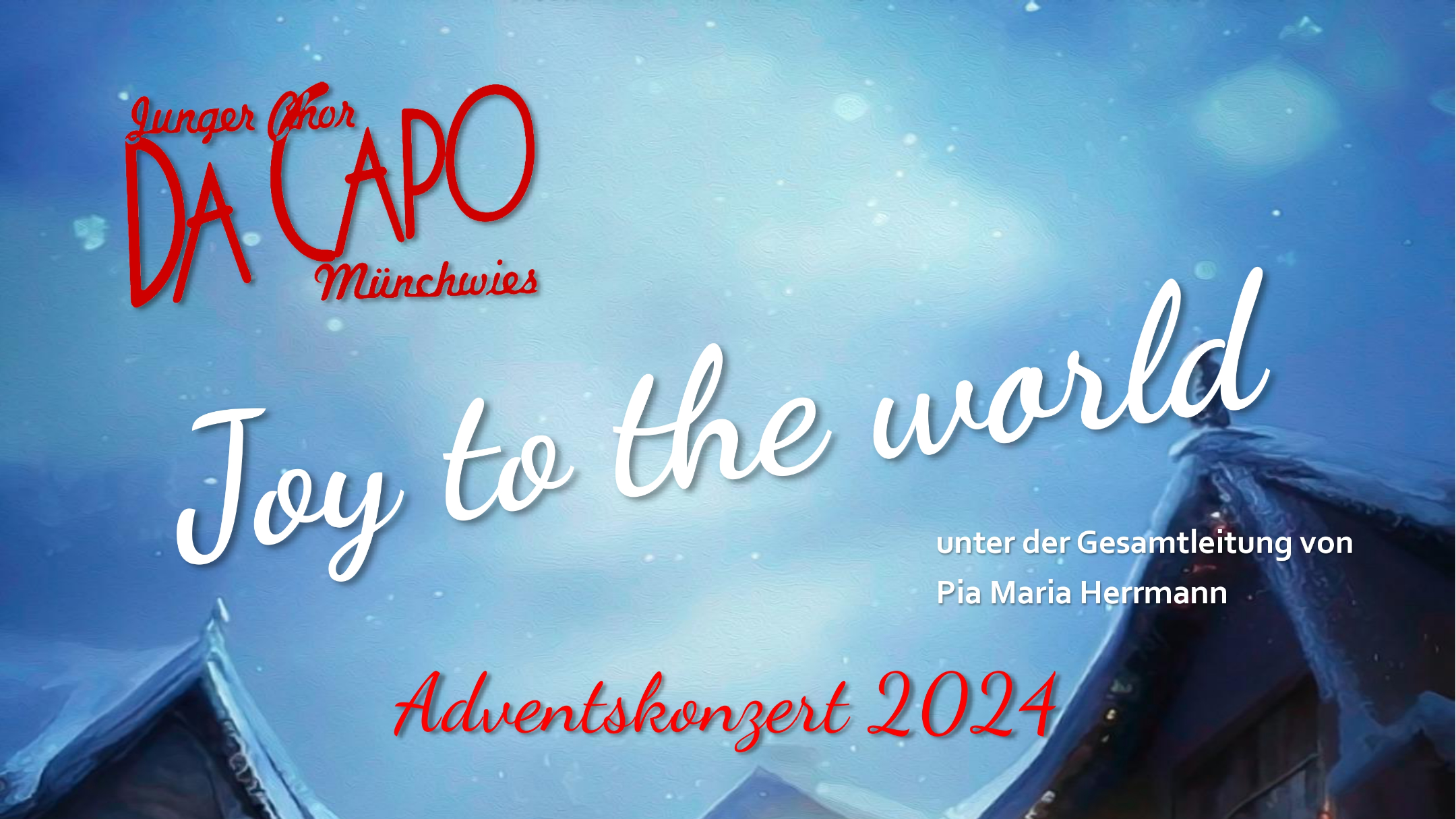 Plakat DA CAPO Weihnachtskonzert 2024