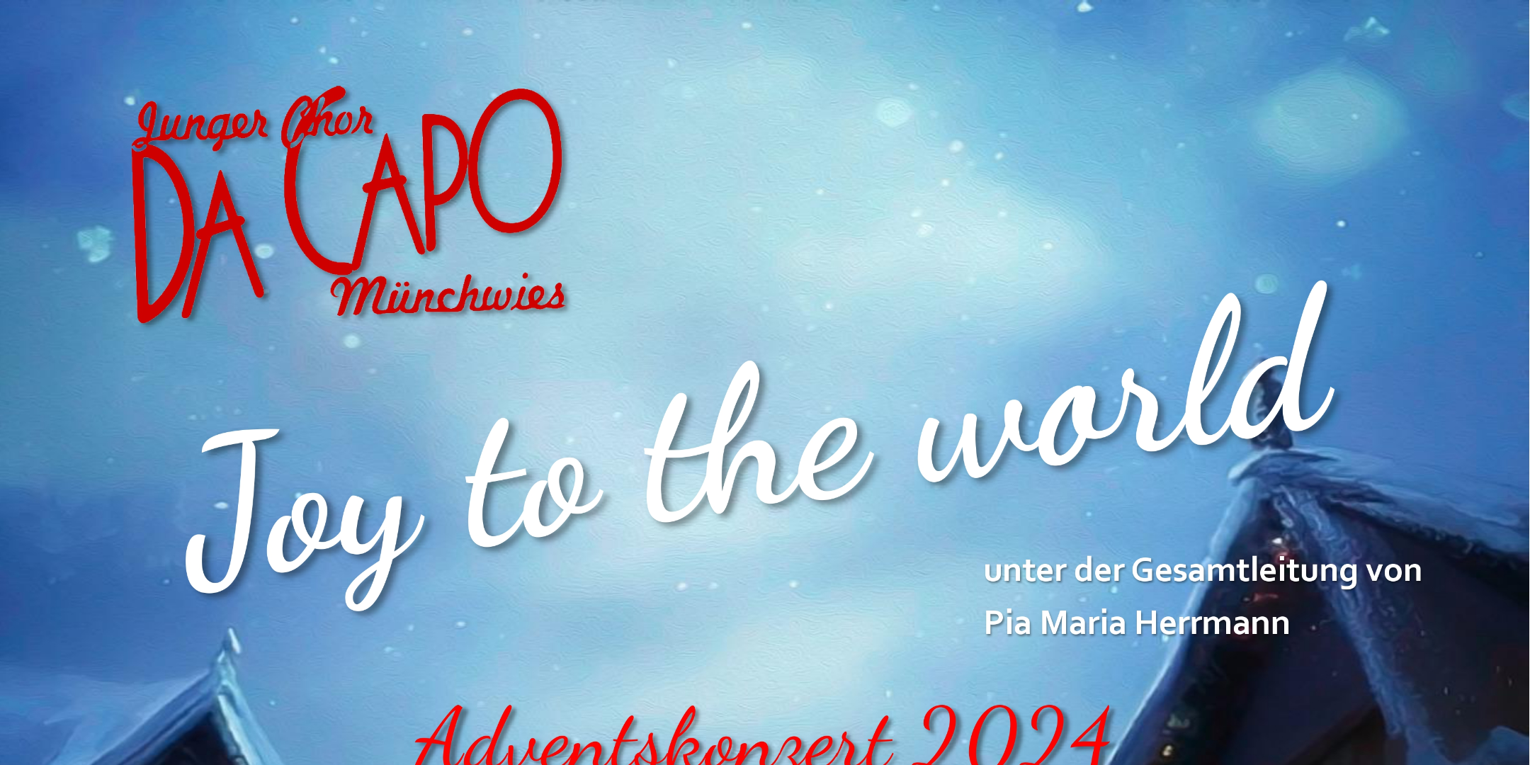 Plakat DA CAPO Weihnachtskonzert 2024